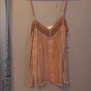 Tan brown tank
